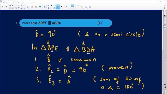 Euclidean Geometry: Grade 12 Live Question 4 of 4 смотреть онлайн