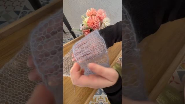 Образцы из мохера на шелке☺️#knitting смотреть онлайн