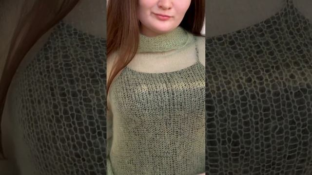 Нежность из мохера на шелке #knitting #вязаниеспицами #вязание #паутинкаизмохера смотреть онлайн