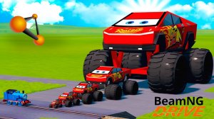 МУЛЬТИКИ ПРО МАШИНКИ БОЛЬШАЯ И МАЛЕНЬКАЯ КИБЕР - ТЕСЛА МАККУИН ПРОТИВ ПОРТАЛЬНОЙ ЛОВУШКИ