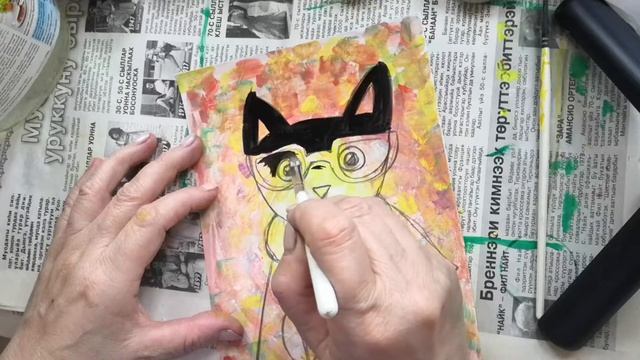 закрашивание Кота смотреть онлайн
