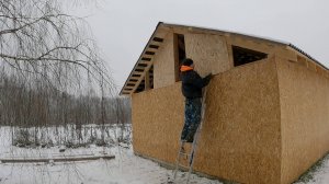 Сколько уже потрачено на сарай для коров и зимние деревенские будни!