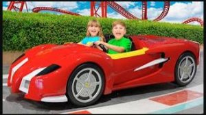 Диана и Рома посетили тематический парк Ferrari World