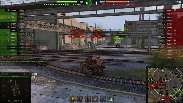 Мир танков, бой На Бабахе. смотреть онлайн