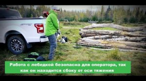 Тяговая кабестановая лебедка с питанием от аккумулятора PCW3000-Li Portable Winch