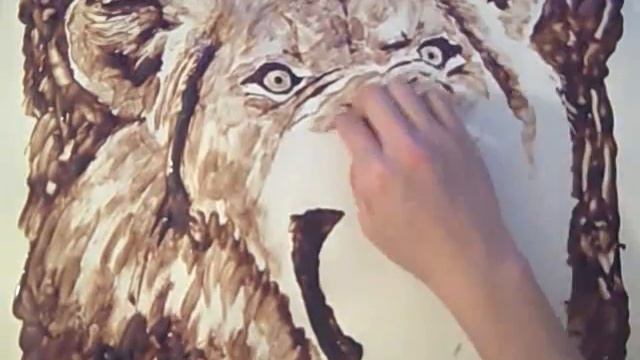 Drawing with CHOCOLATE SYRUP - FREE Art Tutorials (link in desc) смотреть онлайн