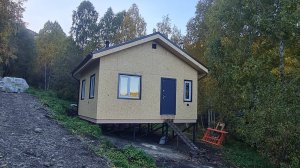 Бюджетный каркасный дом 6х6м