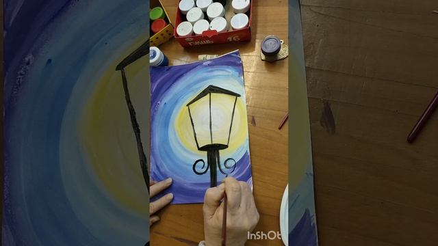 Фонарь. закрашивание фонаря. смотреть онлайн