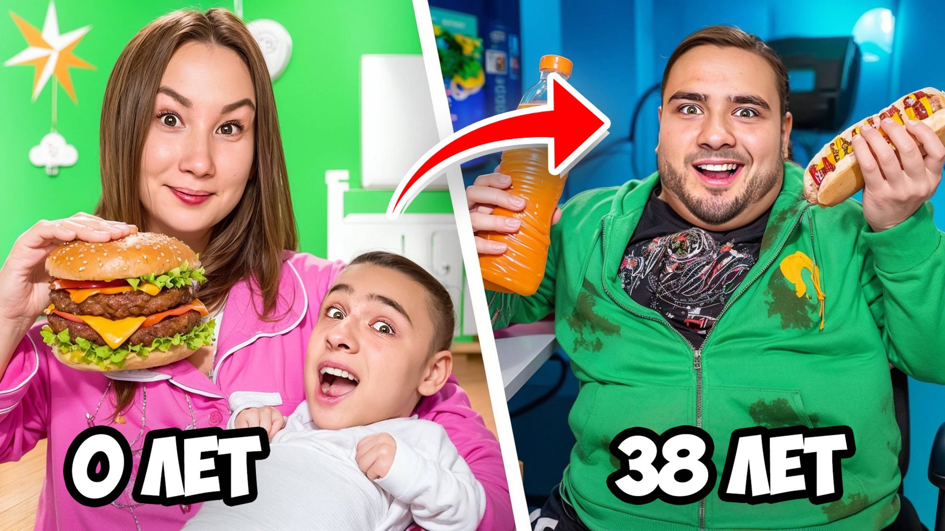 СКУФ от Рождения до 100 лет в Реальной Жизни! смотреть онлайн