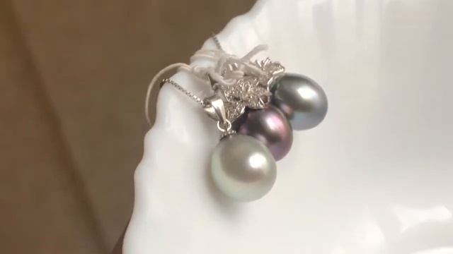 Кулоны с морскими таитянскими жемчужинами