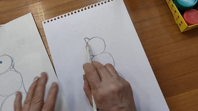 медведь из снеговика. Карандаш смотреть онлайн