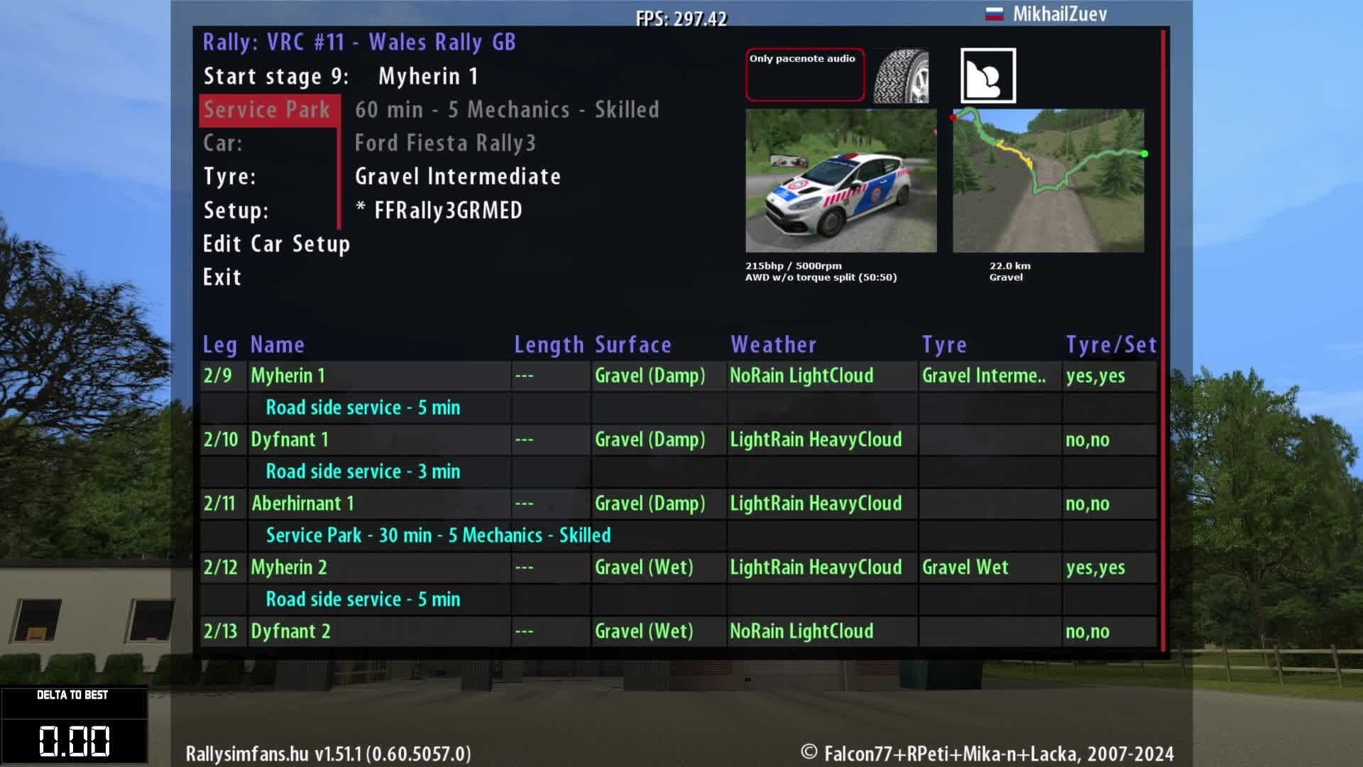 RSF VRC #11 - Wales Rally GB Leg2 смотреть онлайн