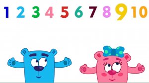 Мультик - Песенка считалочка для детей - Учимся считать до 10 и обратно. Мультики для детей смотреть
