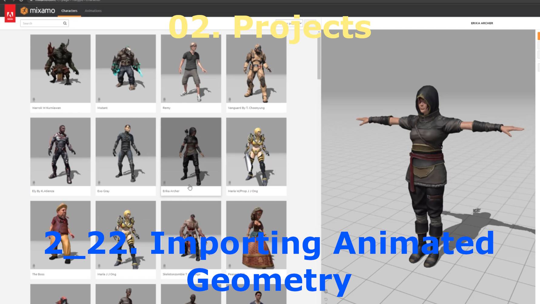 2_22. Importing Animated Geometry смотреть онлайн