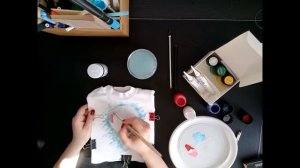 МК Роспись по ткани - Как разрисовать футболку