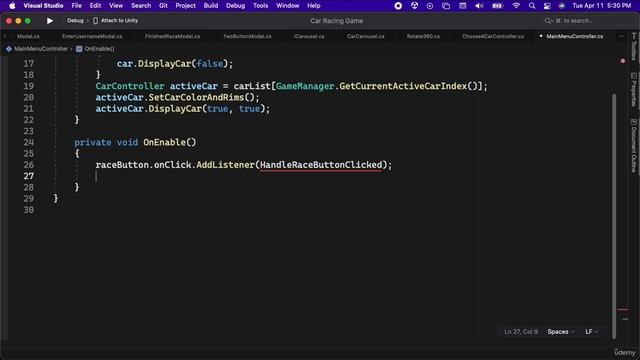 78 - Coding the Main Menu Controller Script смотреть онлайн
