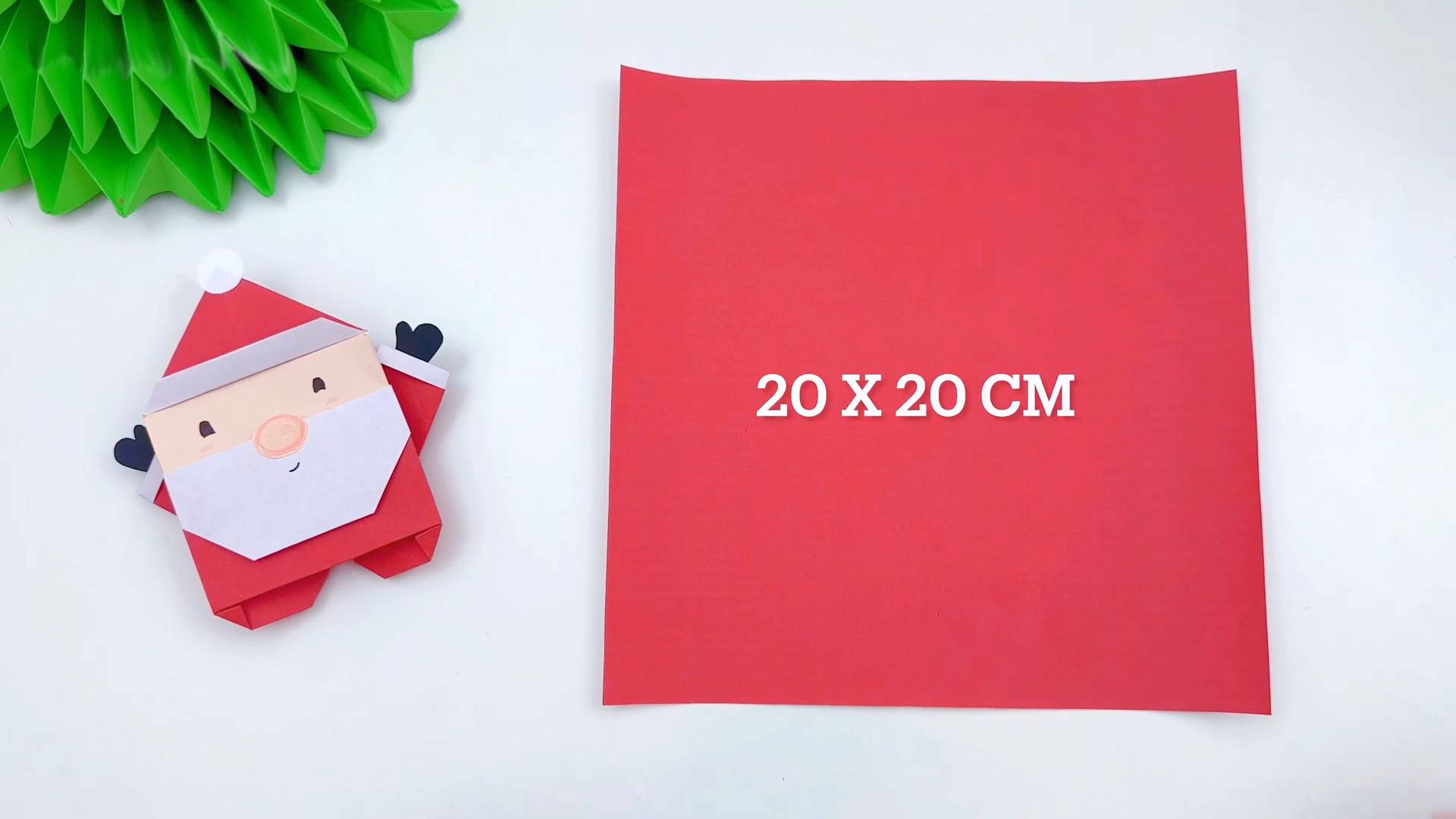 Как сделать Деда Мороза из бумаги на Новый год смотреть онлайн