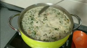 Сегодня суп грибной и крылышки «КИРИЯКИ» с соусом... (Архив)