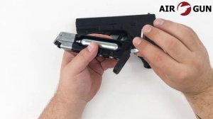 Пневматический пистолет Umarex Glock 17 (черный, металл, blowback, pellet)