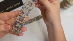 Плетем вместе браслет/чокер фриволите