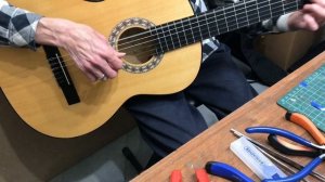 Настройка гитары с нейлоновыми струнами