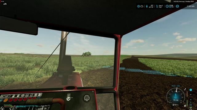 Farming Simulator 22. СПКИскра (BRIGADA UYX) Поднимаем целину
