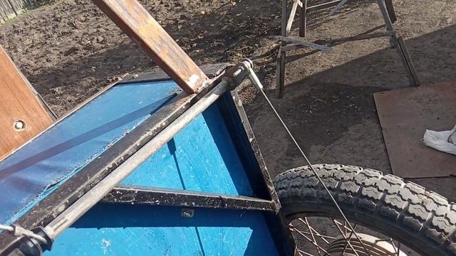 Самодельные тормоза для прицепа от мотоблока смотреть онлайн
