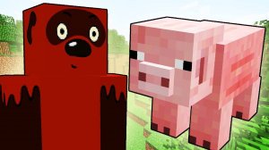 Винни Пух ВСЕ СЕРИИ ПОДРЯД - Майнкрафт анимация