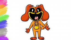 Как нарисовать ДОГДЕЙ из Поппи Плейтайм 3 | How to Draw DogDay Smiling Critters - Poppy Playtime 3