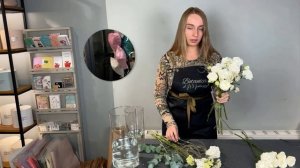 Сборка свадебного букета и бутоньерка