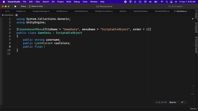 46 - Game Data Scriptable Object смотреть онлайн