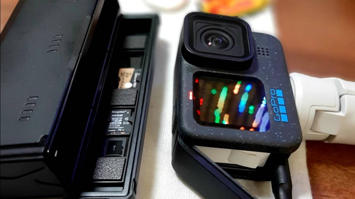 Зарядный блок для батарей GoPro смотреть онлайн