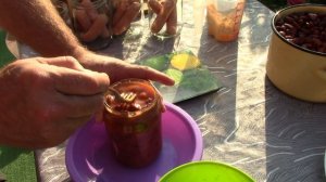 Автоклав. Сосиски с фасолью в томатном соусе.