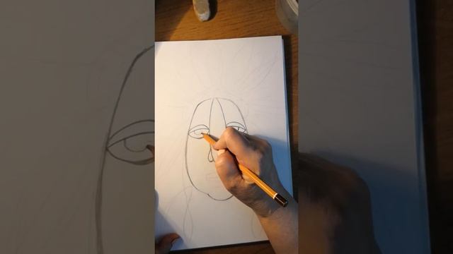 Карандашный рисунок индейца смотреть онлайн