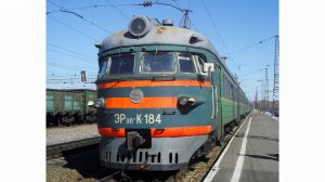 Электропоезд ЭР9П-К-184. Покатушки от Алтайской площадки до 10км.