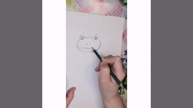 лягушка из Дюймовочки. карандаш смотреть онлайн