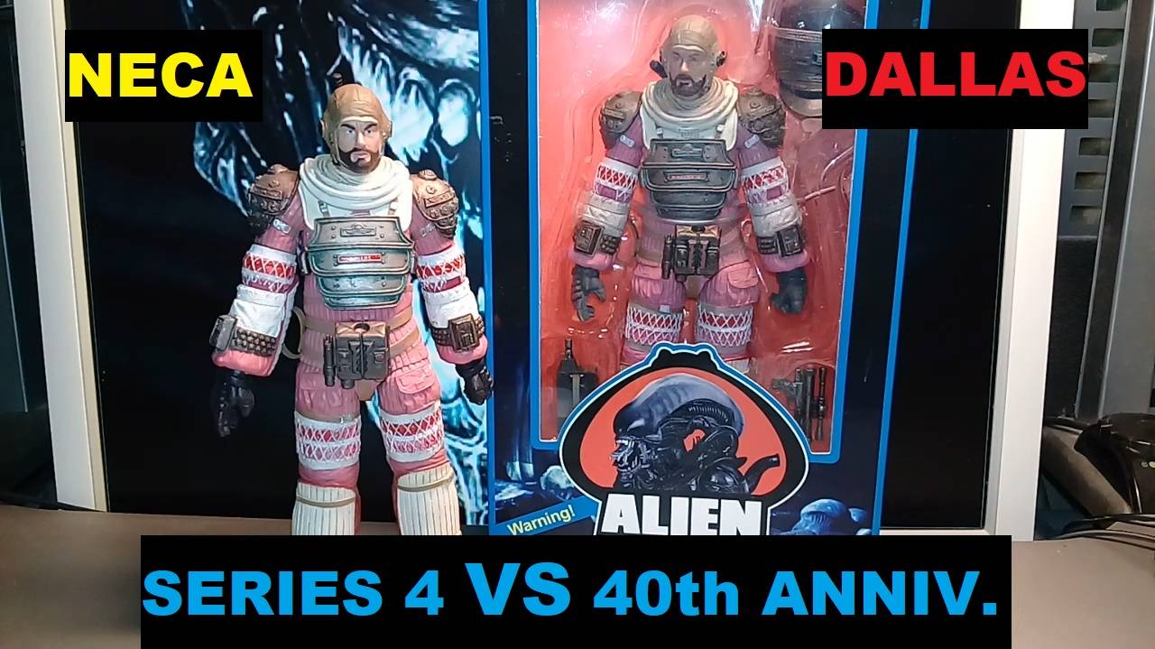 Comparison! Neca Dallas from 1979 Alien Film (Series 4 vs 40th Anniversary Series 1)! смотреть онлайн
