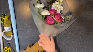 Как собрать букет на 1000-1500 рублей. Маленький авторский букет.