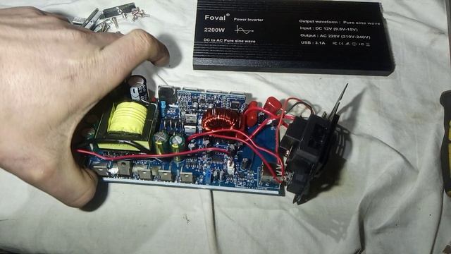 Разобрал инвертор Foval, краткое видео смотреть онлайн
