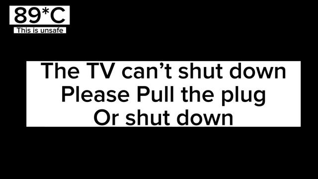 Samsung TV 2023 Overheating Killscreen смотреть онлайн