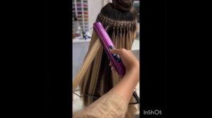 Наращивание волос биопротеиновыми волосами