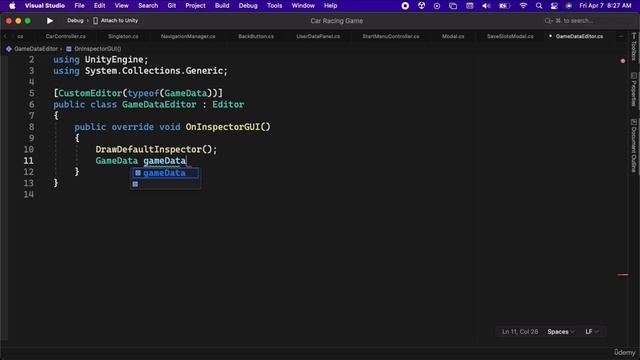 45 - Editor Scripting Creating a Game Data Editor смотреть онлайн