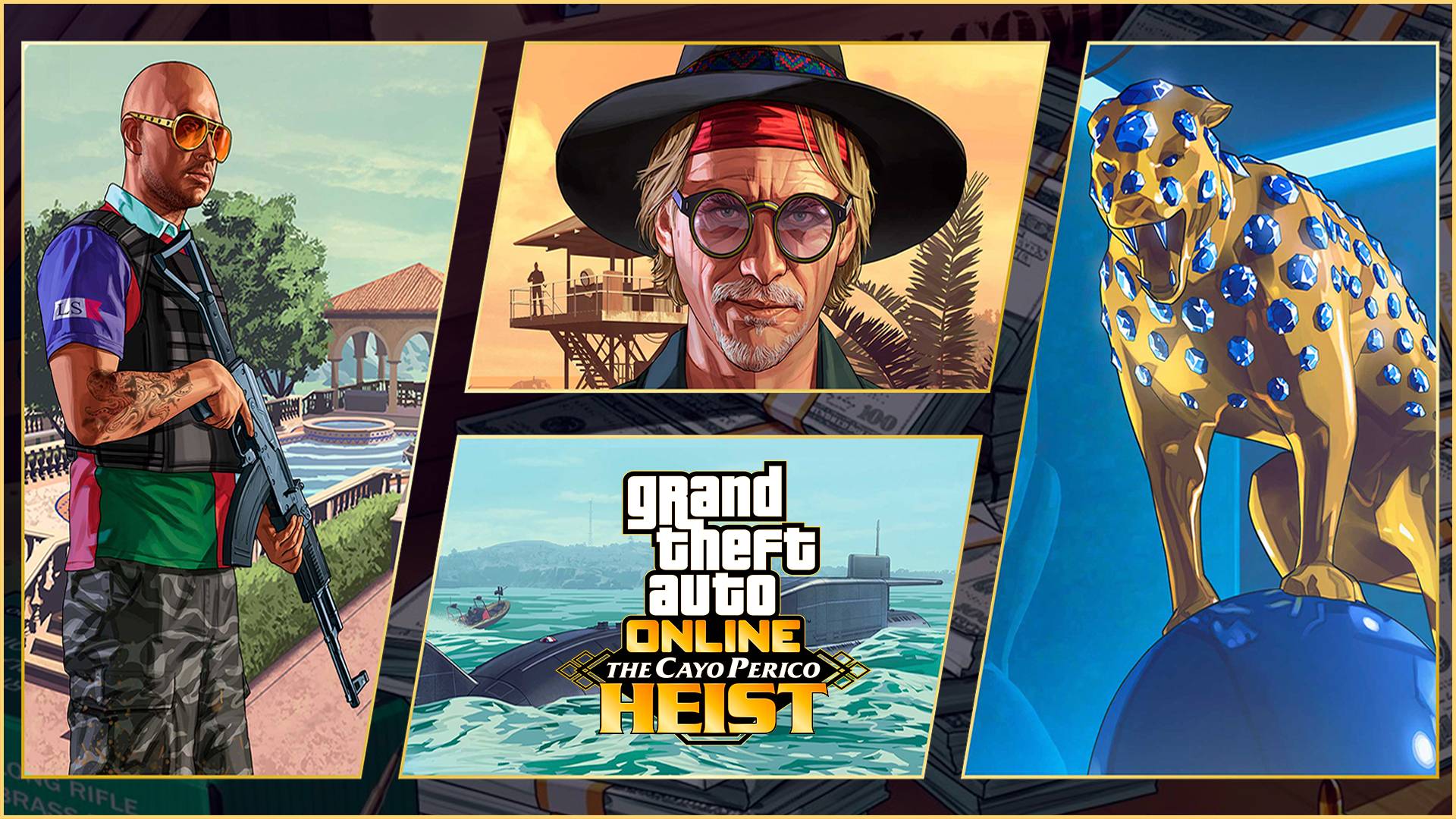 Идеальное ограбление Кайо-Перико в GTA Online - Возвращение Статуи Пантеры смотреть онлайн