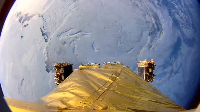Отделение спутников «Ионосфера-М» № 1 и № 2 от разгонного блока «Фрегат»/Ionosphere-M in orbit смотреть онлайн