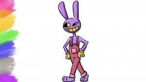 Как нарисовать Джекс из Удивительный Цифровой Цирк | How to Draw Jax - The Amazing Digital Circus