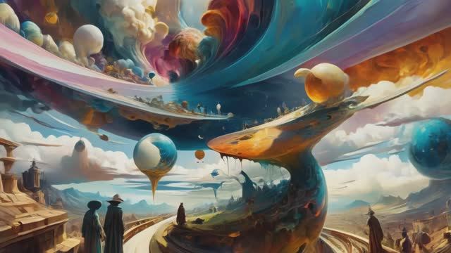 Psychedelic Music Visuals 2024 - Psytrance Remix - Ayahuasca DMT Trip Mix 2024 (AI Graphic Visuals)