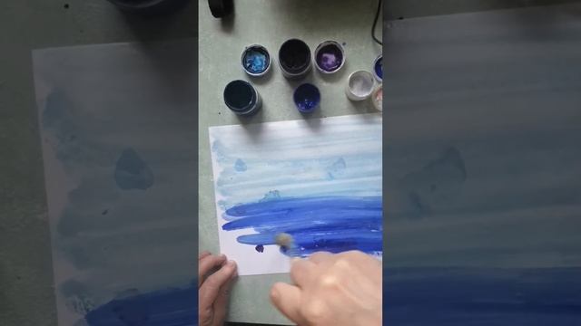Закрашивание фона моря смотреть онлайн