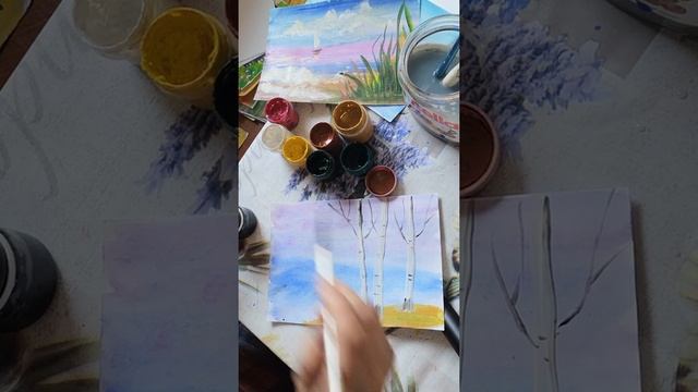 Березы на берегу