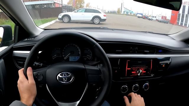 TOYOTA COROLLA POV TEST DRIVE смотреть онлайн