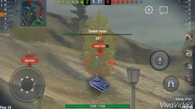 Wotld OF Tenks Blitz#1заташили на изи!!!! смотреть онлайн
